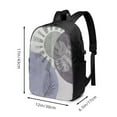 thumbnail image 4 of YFYANG 17" Laptop Backpack, Bohemian Leaf Sun Fashion Travel Work Backpack with USB and Headphone Cable Interface for Men and Women, 4 of 8
