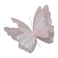 thumbnail image 2 of artificial gigante de gasa falsa, malla de exhibición de mariposas, decoración de pared para bodas, bricolaje, cumpleaños, interiores y Rosa, 2 of 8