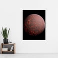 thumbnail image 2 of Space Concept Illustration Planet Earth Early Formation Extra Large XL Wall Art Poster Print, 2 of 3