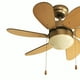 thumbnail image 3 of Ventilador Techo 30 3 V 60W 6 Aspas Roble Claro Veker 7661 VEKER 7661, 3 of 3