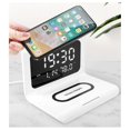 thumbnail image 4 of alarm clock wireless charger Multi-function charger clock function_Perfect Gift, 4 of 5