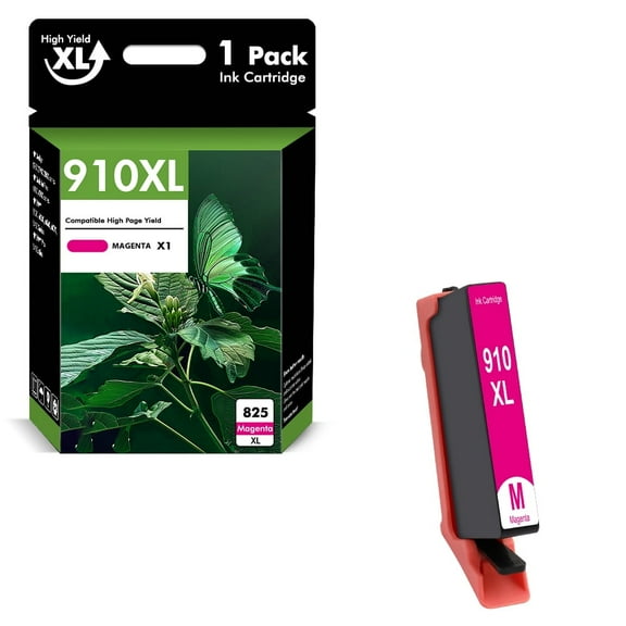 910XL Ink Cartridges Compatible for HP 910 910XL Combo Pack for OfficeJet Pro 8020 8025 8028 8035 8010 8022 8015 8018 Printer Compatible for HP 910 Ink Cartridge ( 1 x Meganta )