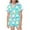 Light Blue-t, variant on LRen Girls Easter Outfits Cartoon Print Shirt and Pant Casual Set with Pockets Fashion Silk Button Down Collared Easter 2 Piece Easter Gifts for Girls