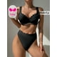 thumbnail image 4 of Traje de baño para mujer Traje de baño de bikini a rayas para mujer Traje de baño de playa de cintura alta Trajes de baño para mujer, 4 of 7