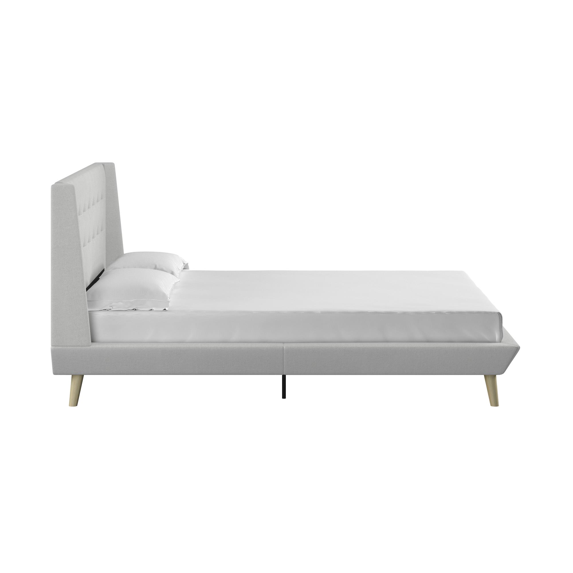 Queer Eye Farnsworth Upholstered Bed with Low Profile Platform Frame ...
