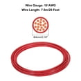 thumbnail image 2 of Uxcell 25 Feet 10 AWG Gauge THHN Stranded Red Copper Building Wire Nylon Jacket 600V for Residential,Commercial, 2 of 6