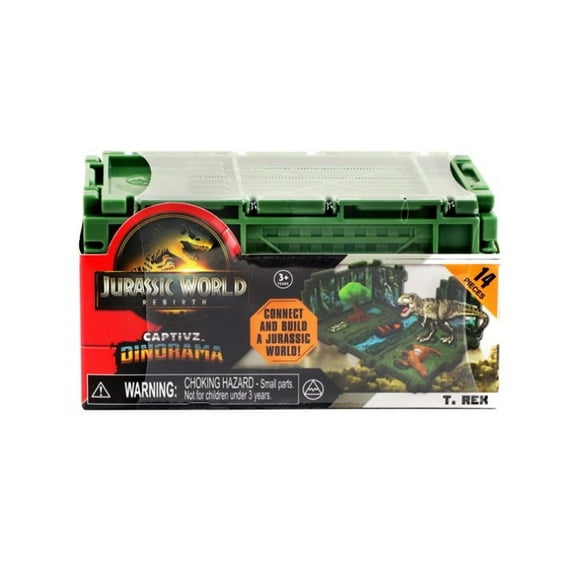 Jurassic World Rebirth Captivz Dinorama Land Dinosaur Action Figure - Ages 3 