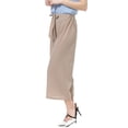 thumbnail image 5 of yillto Women Wide Leg Capris Pant Palazzo Dressy Casual Trousers Summer High Waist Lounge Capri Pants, 5 of 6
