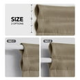 thumbnail image 2 of Deconovo French Door Curtains, Room Darkening & Thermal Insulated, 25x40 in, Khaki, 1 Panel, 2 of 6