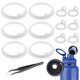 thumbnail image 5 of Juntas De Sellado De Boquilla Chug, Silicona Resistente Al Calor, 12 Piezas De Repuesto De Junta De Tapa De Botella De Agua Para 18oz 24oz 32oz 40oz, 5 of 7
