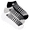 Black/White/Gray, variant on Blackout/Whiteout Cushioned Low Cut Socks, 3-Pack
