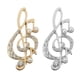 thumbnail image 1 of 2pcs music nota diseño broches moda broche pin ropa decoraciones, 1 of 7