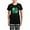 With Checker Pant, variant on CafePress - St Patricks Day 3/17 Shamrock Women's Dark Pajamas - Women's Short Sleeve Print T-Shirt and Pants Dark Cotton Pajama Set