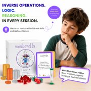 Numberella Deluxe Math Card Game – Level 1 | Ages 7–10, Grades 2–4 | Mental Math & Times Tables | Award-Winning Data-Proven STEM Game | Family, Homeschool & Classroom | 432 Questions