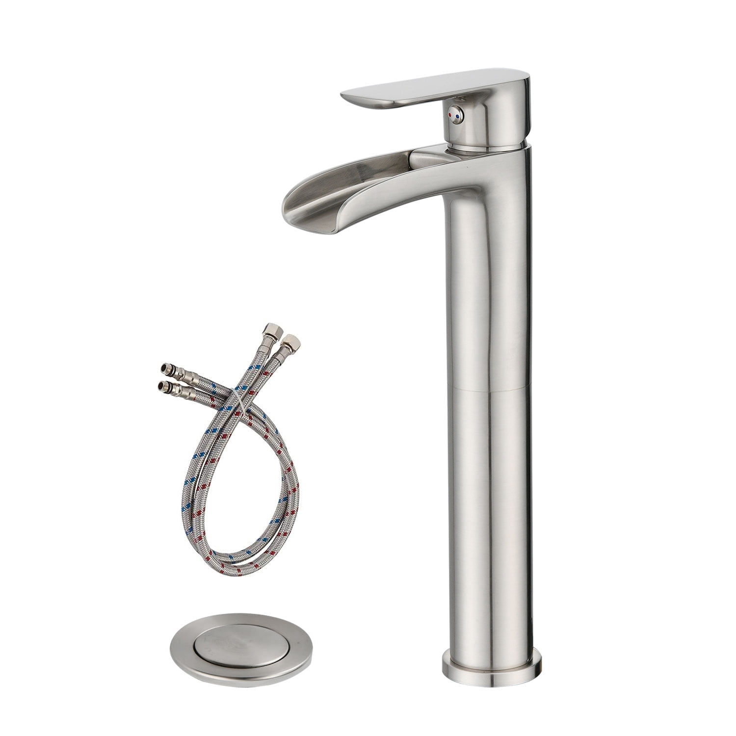 PROOX Single Hole Handle Bathroom Vesseel Sink Faucet with Drain Assembly