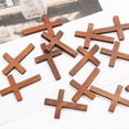 thumbnail image 3 of 50 cruces de madera pequeñas para manualidades, colgantes y adornos., 3 of 8