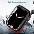 thumbnail image 3 of FFIY 2-Pack Screen Protector Case Compatible with Apple Watch Series 7 41mm / 45mm, Soft TPU Full Coverage Protective Cover Bumper Compatible with iwatch 7 Smart Watch for Women Man, 3 of 7