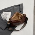 thumbnail image 2 of Bolso bandolera de cuero PU con correa ajustable para mujer (café), 2 of 9