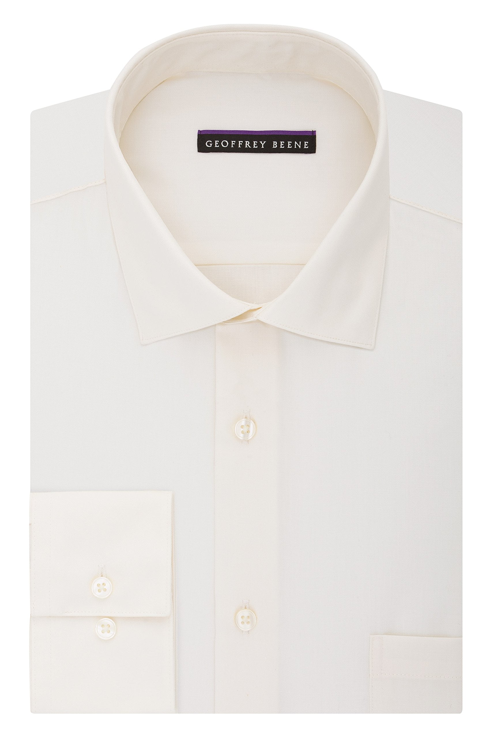geoffrey beene mens dress shirts regular fit solid sateen