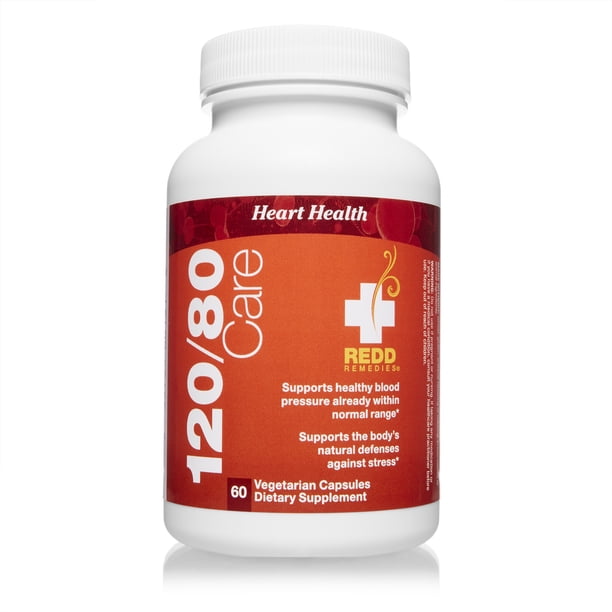 Redd Remedies 1 80 Care Natural Blood Pressure Formula 60 Capsules Walmart Com