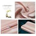 thumbnail image 5 of Tainini Satin Pillowcase for Hair and Skin, Silk Satin Pillowcase, Standard Size Pillow Cases, Silky Pillow Cover 19.7*11.8In (Rose Gold）, 5 of 7