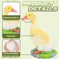 thumbnail image 6 of ICERUN 2Pcs Garden Statues,Resin Small Yellow Duckling Sculpture Garden Art,Countryside Vibe Yard Decorations Outdoor,Style3, 6 of 7