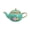 Lake blue, variant on Artistic Miniature Enameled Teapot Jewelry Storage Case Unique for Family Bridal Shower Present Or Souvenir