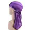 thumbnail image 2 of Sombrero de turbante suave Yinane Gorra de cola larga, 2 of 5