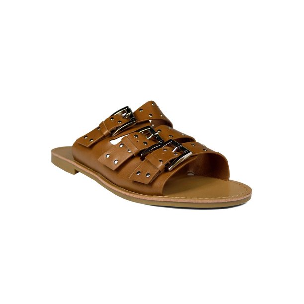 Sandalia Piso para Mujer Lob Footwear 59702095 cafe 23.5 LOB Footwear 59702095