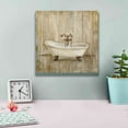 thumbnail image 4 of Epic Graffiti 'Cottage Bathroom I' by Silvia Vassileva, Canvas Wall Art, 12"x12", 4 of 8