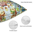 thumbnail image 5 of Throw Pillow Covers 24"x24" Inch, Kirby Decorative Pillow Case for Sofa Couch Chair Bedroom Modern Decor, 5 of 7