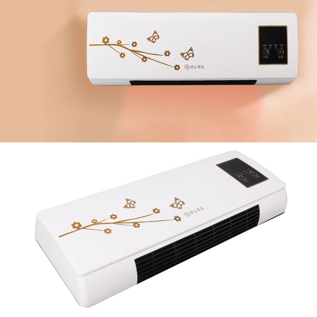 Aire Acondicionado Montado En La Pared, Máquina De Calefacción De Refrigeración De Pared Compacta Y Portátil Con Control Remoto Para Dormitorio