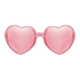 thumbnail image 2 of Seyurigaoka Women Juniors Heart Shaped Sunglasses Transparent Love Heart Glasses Party Sunglasses for Party Eyewear, 2 of 4