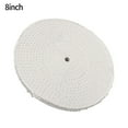 thumbnail image 6 of Spiral Sewn Stitch Cotton Buffing Wheel Polishing Buffer Pad High Strength White, 6 of 7