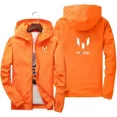 thumbnail image 3 of 2024 nueva primavera otoño hombres Messi signo impresión al aire libre Camping hombres cremallera Sudadera con capucha impermeable hombres deportes protector solar chaqueta grande, 3 of 5