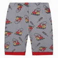 thumbnail image 5 of TOWED22 Toddler Baby Boy Summer Clothes 2pcs Dinosaur Truck Print Round Neck Short Sleeve Shirt Top Elastic Waist Shorts Outfits(Grey,120/6), 5 of 9