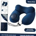 thumbnail image 3 of Typpkmm Almohada De Viaje Inflable En Forma De U with Almohada De Aire PortáTil and, 3 of 7