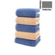 thumbnail image 3 of Set de toallas faciales de algodón | Toallas suaves y absorbentes para baño, spa y gimnasio | Paquete de 5 | Multicolor | 75x35 cm | Secado rápido con costuras duraderas | Esenciales para hogar, 3 of 6