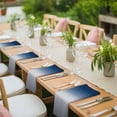 thumbnail image 3 of Navy Blue Gray Ombre Cloth Napkins, Modern Gradient Abstract Art Washable and Reusable Dinner Napkins Set of 8, Table Napkin for Kitchen Party Birthday Wedding Hotel Housewarming 20"x20", 3 of 8