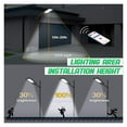 thumbnail image 5 of Solar Lights, Solar Motion Sensor Lights Outdoor 8000LM Super Bright 300W Waterproof Remote Control 504 LED Solar Powered Wall Lamp For Street
--------
Super Bright & Energy Efficient, 5 of 7