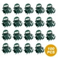 thumbnail image 3 of 100Pcs Vert Foncé Plante Soutien Clips Jardin Ulable Orchidée Tige Clips Fleur Pointe Clips, 3 of 13