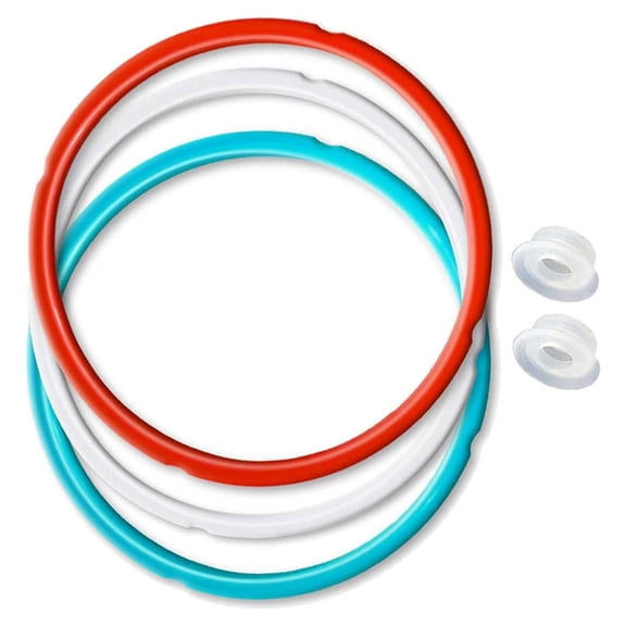 3Pcs Replacement Silicone Sealing Rings for 5Qt and 6Qt Pressure Cookers