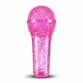 thumbnail image 3 of Glitter Microphone Squishy Stress Toy with Slow Rising Squeeze, 1 Piece, Purple-Pink, for Girls, Sensory Squeeze Toy, 3 of 3