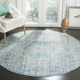thumbnail image 2 of SAFAVIEH Windsor Vana Transitional Area Rug, Spa/Fuchsia, 4' x 6', 2 of 8