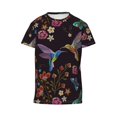 thumbnail image 6 of Fuzoiu Humming Bird Print Youth Short Sleeve T-Shirt,Youth Dry-Fit Active Athletic T-Shirt,Short Sleeve Tops Tees for School, Sports, and Casual Wear, 6 of 6