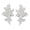 White, variant on Sewing On Iron On Flower Patches with Sequins Embroidery for Easy Crafting Projects Polyester