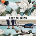 thumbnail image 5 of Spring Flowers Outdoor Rug for Patio/Deck/Porch, Non-Slip Large Area Rug 5 x 7 Ft, White Magnolia Blossom Botanical Blue Green Indoor Outdoor Rugs Washable Area Rugs, Camping Rug Carpet Runner, 5 of 8