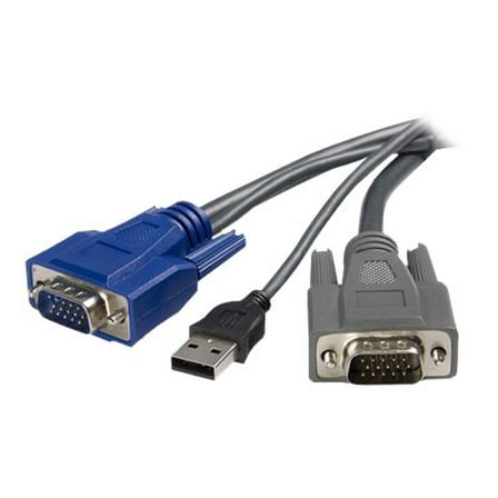 StarTech 6 ft Ultra-Thin USB VGA 2-in-1 KVM Cable