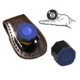thumbnail image 3 of Billiard Chalk Pouch Chalk Holders For Billiards Cue Magnetic Belt Clip Compact And Delicate Stitching Billiards Accessories Brown, 3 of 6