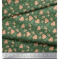 thumbnail image 3 of Soimoi Poly Georgette Fabric Leaves & Flower Floral Fabric Prints By Yard 52 Inch Wide, 3 of 3